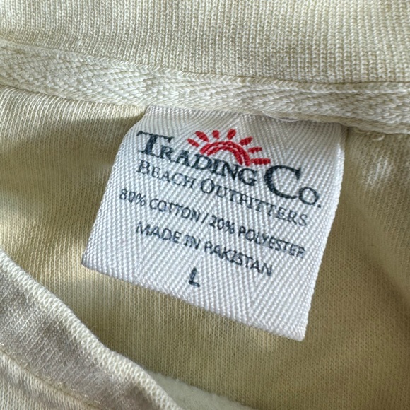 Vintage oversized sweatshirt pale yellow - Picture 3 of 3